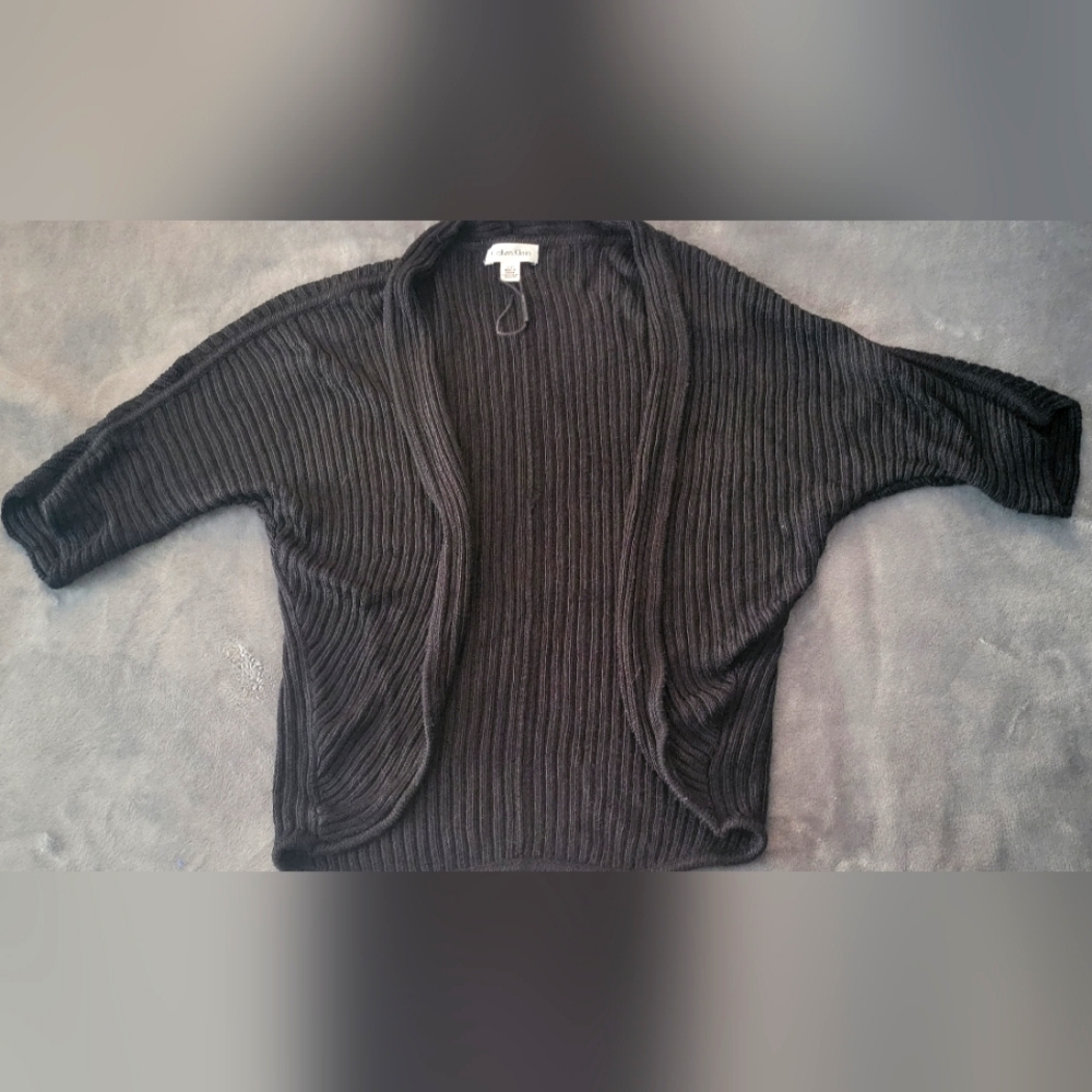 Calvin Klein black bolero size small S/P